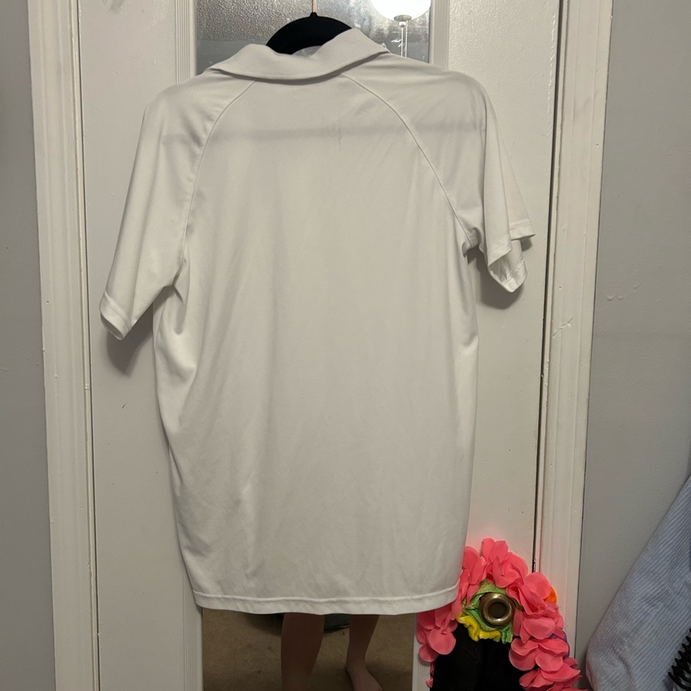 White polo shirt